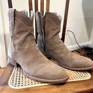 Tecovas suede boots